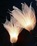 White Liladee Lily Flower Petal - fairy LED lights